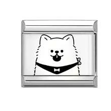 1件可定制DIY意大利模块化手链，饰有心形、动物、字母、眼睛、蝴蝶元素，适合作为派对礼物送给朋友/情侣，适用于圣诞节、新年、万圣节、情人节等节日，设计精美，不锈钢材质，本土制造，实用时尚，是圣诞节和万圣节的必备单品。 - 多款組合 - 查看 6