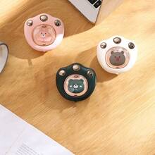 OBOVAY Calentador de manos recargable USB de 1200 mAh, banco de energía móvil, calentador eléctrico de manos lindo y portátil para la oficina