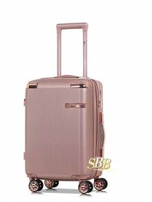 High Quality Carry-On Suitcase, 4 Double Wheels, 360 Degree Rotation, 9kg - Rose Gold - View 1