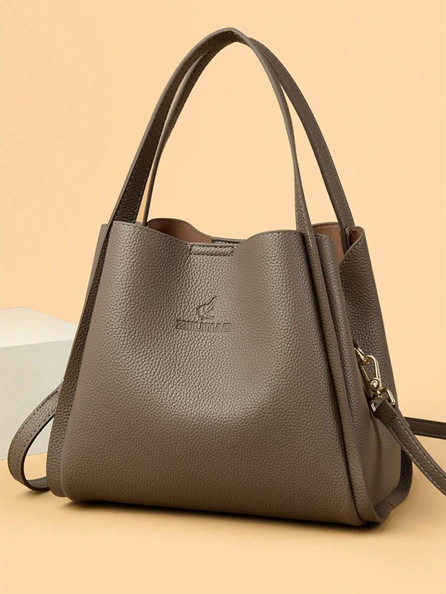 高品质软皮女士手提包休闲单肩托特包奢华设计师女士大容量钱包包