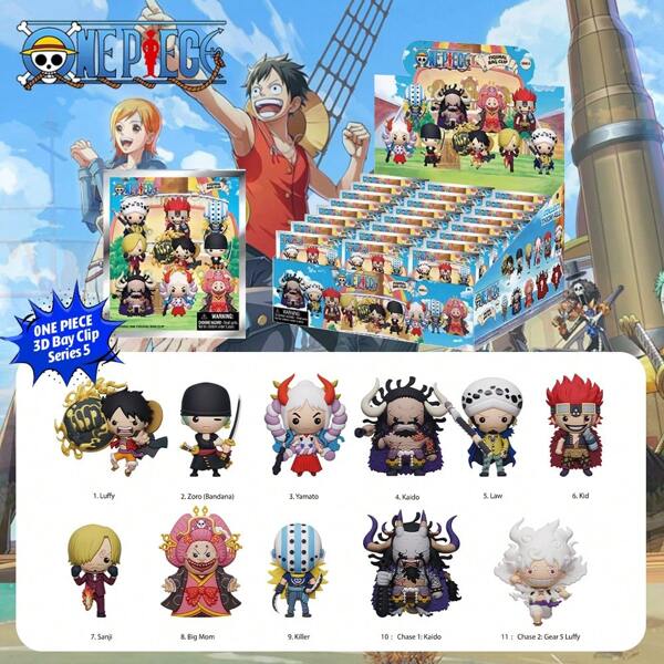 TOEI ANIMATION 1PC/2PCS One Piece Officially Licensed Zoro Yamato Mystery Blind Bag Keychain Bag Clip Surprise Box Eleven Character IP Randomly 3D Anime Characters Style Cute Cartoon Appearance Bags Accessories Friend Gifts Christmas Present Halloween Accessories Teachers Day Bag Accessories Lanyards With Id Holder Car Accessories Bag Charms Car Sister Gift Ideas