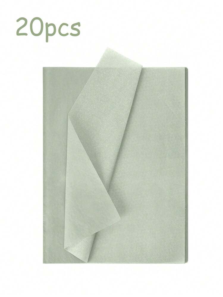 10/20pcs Green Tissue Paper For Gift Packaging, Candy DIY Packaging Paper, Floral Wrapping Paper For Birthday Wedding Party Packaging Decoration - Wrapping Paper - View 13
