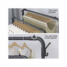 Clothing Rack, Shoe Rack, Drying Rack, Double Track Rack, Clothing Hanger, Coat Hanger, Hat Bag Hanger, Shoe Cabinet Display