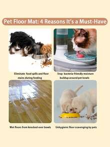 Thảm lót thức ăn cho chó in ảnh và tên theo yêu cầu - Thảm lót thức ăn cho chó chống thấm nước và chống trượt, quà tặng cá nhân hóa ấm áp cho thú cưng, món quà tốt nhất dành cho chủ nuôi, phù hợp cho chó, thảm lót thức ăn cho chó theo yêu cầu, thiết kế chống thấm nước. - Nhiều màu - Xem 5