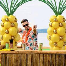 67 piezas Globos de látex con forma de piña, adecuados para fiestas de cumpleaños