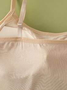 3pcs/Set Women's Basic Camisole With Chest Pads, Workout