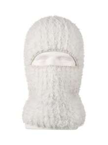 1pc Balaclava Hat With Mask And Neck Warmer, Knitted Winter Hat For Cold Weather, Ear Protection Fall - A - View 11