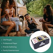 Embaralhador Automático Cartas Uno Baralho Truco - Multicolorido - Visão 3