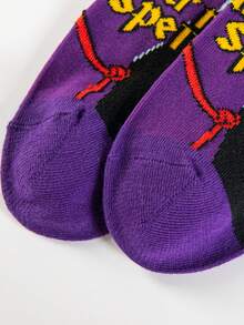 Disney 1 Pair Authentic Villain Character Socks, Cartoon Christmas & New Year Socks For Men, Superhero Socks, Creative & Interesting Socks, Socks - Multicolor - View 6