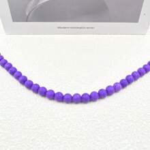 50pcs 8mm Colored Volcanic Stone Round Beads DIY Handmade Bead Jewelry Accessories Bracelet Necklace Accessories