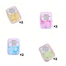 1 片/2 片花香洗手皂片，便携式一次性抗菌皂纸，持久留香，适合户外旅行、海滩、露营、钓鱼、商务旅行