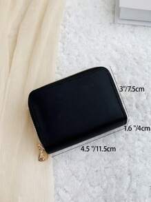 Letter Graphic Multi-Card Card Organizer Storage Cards Slim Lightweight Portable Cash ID Card Card Coin Pocket Short Wallet Small Pouch Small Pocket Wallet For Birthday Gift Teenagers For College Student School Student Wallet Small Wallet Teacher Gifts Gift For Girlfriend Gifts Gift Bag Present For Teachers School Supplies Teacher Gifts