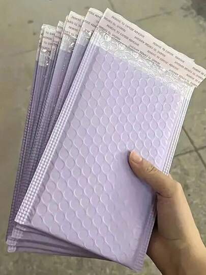 30pcs Purple Bubble Mailers, 4.3" X 7.5", Padded Polyethylene Bubble Mailing Envelopes, Small Business Packaging, Shipping Envelopes, Padded Envelopes, Mailing Envelopes, Shipping Supplies