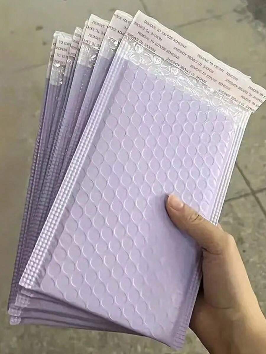 30pcs Purple Bubble Mailers, 4.3" X 7.5", Padded Polyethylene Bubble Mailing Envelopes, Small Business Packaging, Shipping Envelopes, Padded Envelopes, Mailing Envelopes, Shipping Supplies