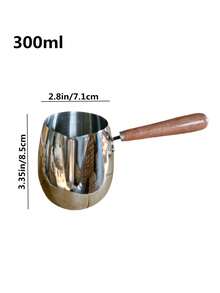 1pc New Thickened Stainless Steel Milk Frothing Pitcher, Milk Steaming Pitcher 350ml/450ml, Latte Art Pitcher, Milk Frother, Coffee Accessories, Modern Minimalist Stainless Steel Milk Frother Pitcher