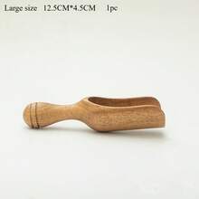 厨房与餐厅用品、厨房用具及小工具、量具、量勺、平铲、红木量勺、咖啡豆量勺、红木勺、木罐勺、木浴盐勺、茶匙、洗衣粉勺、奶粉勺、木糖勺、蜂蜜勺多件套，送给妻子或母亲的礼物。有1件套/2件套/3件套/4件套/5件套/6件套可选，家庭晚餐用品，圣诞派对用品 - 原木色 - 查看 25