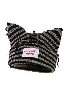 1pc Unisex Personalized Knit Hat - Multicolor - View 19