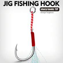 10pcs/Pack Ise Ni Knotted Hair Hooks, High Carbon Steel Single Hook With Barbs, Suitable For Boat Fishing, Sea Fishing, Feather Hooks