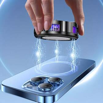 RGB Phone Cooler - Portable RGB Phone Cooling Fan | Magnetic Phone Cooler With Larger Cooling Area, Suitable For Phones/Tablets/IPads, Lightweight And Portable