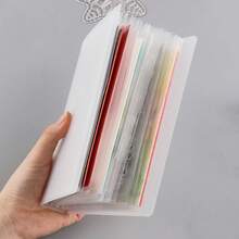 CYFUN DESIGN 1 Pc A6/Large Size Clear Sticker Photo Storage Album Stamp Cutting Dies Storage Book Organizer Folder - Clear - View 1