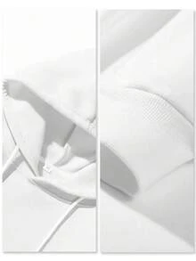 Skull G59 Graphic Streetwear ,Hoodie,Men's Double-Sided Printed Casual And Comfortable Hoodie, Casual And Versatile Coat In Autumn And Winter(1 PC) - 白色 - 查看 6