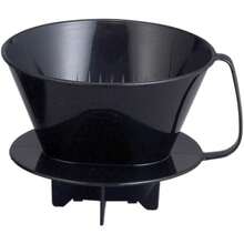 PourOver Coffee Brewing Filter Cone Number 4Size Black Brews 8 To 12Cups - Number4-Size - View 1