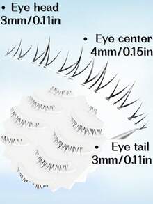 5 Pairs Of Fairy Lower Eyelashes, Cartoon Devil Style Natural Appearance False Eyelashes Lower Eyelashes, Cat Eyelashes, Increase Eye Length Natural False Eyelashes, Daily Travel Essential, Charming Eye Makeup Suitable For Cosplay Beginners And Special Activities.