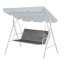 Copertura di ricambio per sedile, copertura impermeabile e resistente per panca altalena in tessuto Oxford 600D, adatta per sedie da giardino, veranda, cortile, terrazza, 2/3 posti (45,3 pollici x 18,9 pollici x 18,9 pollici, grigio)