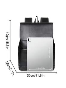 saroxi Mochila de viaje casual de moda para hombres, con tapa abatible, ligera, portátil, adecuada para viajes, campamento, senderismo, escuela, estudiantes, jóvenes, campus, regalo esencial