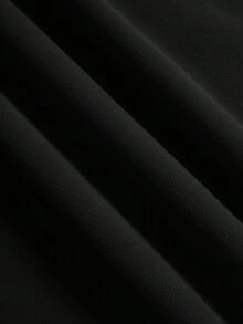 Tween Girls Vintage Heart Print Sweatshirt And Leopard Print Pants Casual Outfit - Black - View 5