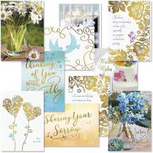 Current Deluxe Foil All Occasion Value Pack - 20 Cards With Envelopes, Celebration, Get Well, Sympathy, Birthday, Anniversary & Thinking Of You Variety, Large 5 X Assortment, 10 Design Set - Sang trọng - Xem 2