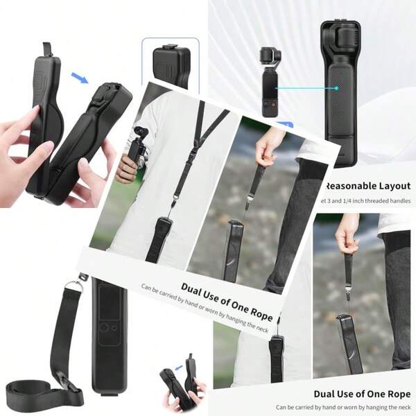 Storage Box Hard Case Cover For  OSMO Pocket 3 Camera Protective Case Portable Carrying Shell Skin Bag Accessories