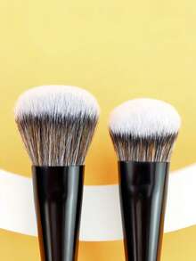 4 piezas de brochas de maquillaje de doble uso, brochas multifuncionales para rubor, base, polvos, iluminador, corrector, adecuadas para niñas y mujeres