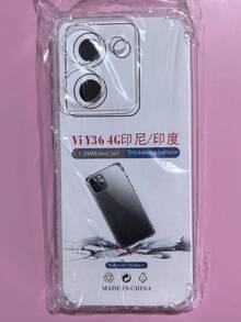 1 件透明防摔外壳，适用于 Vivo 系列、Vivo 手机透明防摔手机壳、手机壳、手机保护套、手机壳、手机套、四角防摔手机壳、透明手机壳、极简手机壳、纯色手机壳、透明手机壳、TPU 防摔手机壳（军用级防摔） - 無色 - 查看 49