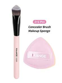 MAANGE 1pc/3pcs Triangle Brush, Portable Smudge Cosmetic Brush Makeup Brush With Foundation Brush Blush Brush Loose Powder Brush Contour Brush Highlighter Brush Makeup Tools Gift For Women & Girl Travel Makeup Brush ,Foundation Brush,Concealer Brush,Blush Brush,Contour Brush,Blush Brush,Bronzer Brush,Powder Brush,Foundation Brush,Blush Brush,Giveaways - 粉色 - 查看 10