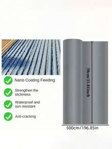 1/2卷防水、耐热、防锈超强粘性修补胶带，耐高温，适用于家庭、工厂、金属表面、屋顶和铁皮裂缝密封、防漏、家用物品 - 彩色 - 查看 8