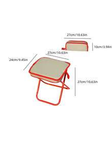 1 Stück faltbarer ultraleichter Outdoor Campingstuhl mit Griff, wasserdichter Oxford-Stoff, leichter Reise- und Fitness-Stuhl, verstärktes Stahlrohr für Stabilität, Handsfree, geeignet für Wandern, Picknicks, Outdoor-Abenteuer, Arbeit, Entspannung und Angeln - multifunktionaler Rucksackhocker | Schnell-Falt-Design und leichte Tragetasche | Outdoor Camping Zubehör.