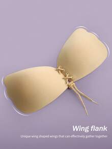 2 Pairs Of Adhesive Bras With Drawstring And Chest Patches For Lifting The Chest. Top Up Bra Accessories, Suitable For Backless Clothing And Various Occasions, Bra Push Up, Bra Invisible