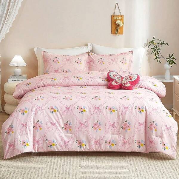 Autumn And Winter Specials 2 Piece Twin Size Bedding Comforter Sets Boys, Print Cartoon Truck Bedding Set, 66"X 86"