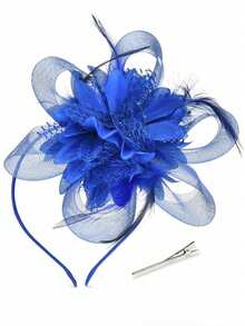 D EXCEED 1/2 PCS Vintage 1920s Beaded Fascinator Hat For Women - Art Decor Headpiece With Lace & Feathers | Gatsby Tea Parties, Weddings, Derby & Opera Events | Mother's Day, Bridal Shower, Teacher Gift Idea Valentine's Day Accessories - European and American Fashion Headwear - View 3