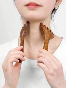 2 件檀香头部和面部按摩梳，放松肌肉，缓解压力，适合男士和女士，精致的万圣节、圣诞节、感恩节、生日礼物、头发、美发工具、护发、学校、返校、旅行、旅行必需品、家庭必需品、水疗、按摩工具、按摩、按摩器、水疗