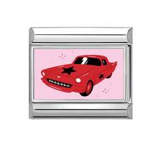 1pc DIY Modular Photo Bracelet, With Animal, Butterfly, Heart, Letter, Cherry Blossom Elements, Suitable As Party Gift For Friends/Couples, Ideal For Christmas, New Year, Halloween, Valentine's Day, Charming Design, Stainless Steel Jewelry, Local , Practical & Fashionable, Christmas & Halloween Essential - M293842 - View 4