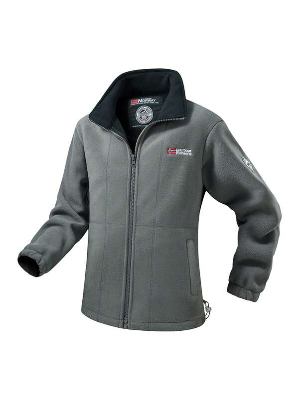 Fleecejacke, warm gefüttert, geeignet für Outdoor-Sport, vielseitiger Wintermantel, Frühling/Herbst