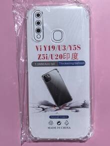 1 件透明防摔外壳，适用于 Vivo 系列、Vivo 手机透明防摔手机壳、手机壳、手机保护套、手机壳、手机套、四角防摔手机壳、透明手机壳、极简手机壳、纯色手机壳、透明手机壳、TPU 防摔手机壳（军用级防摔） - 無色 - 查看 85