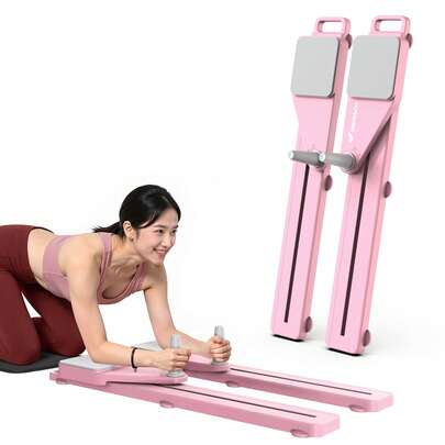 MERACH ピラティスボード 多機能腹筋マシン｜静音・滑り止め設計｜分解式アブトレーナー｜コアトレーニングに最適な家庭用ピラティスリフォーマー｜女性向けポータブルホームジム器具