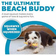 Outward Hound By Charming Pet Squawkers Henrietta Latex Squeaky Rubber Chicken Dog Toy, Funny Interactive Holiday Toy Dogs, Large Size - 亨麗埃塔 - 查看 2
