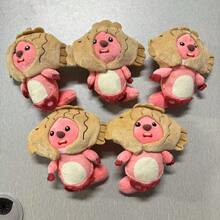 Cute Cartoon Plush Little Beaver Detachable Hat Stuffed Doll Toys Pendant Bag Decoration Gifts - Pink - View 9