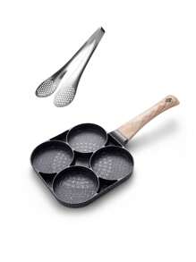 1pc Egg Frying Pan, Non Stick Pancake Frying Pan, Granite Egg Frying Pan With Heat-Resistant And Cooking Handle, Multifunctional Breakfast Frying Pan, Suitable For Gas Stoves And Induction Cookers