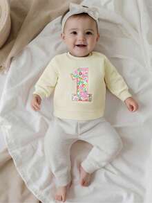 Newborn Baby Sweatshirts - 米色 - 查看 2