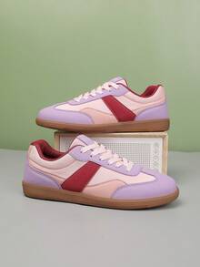 Chaussures de sport décontractées légères et respirantes pour femmes, style campus rétro, chaussures en gelée à lacets, semelle plate antidérapante en caoutchouc, chaussures de loisirs, argent Tenis pour le 4 juillet